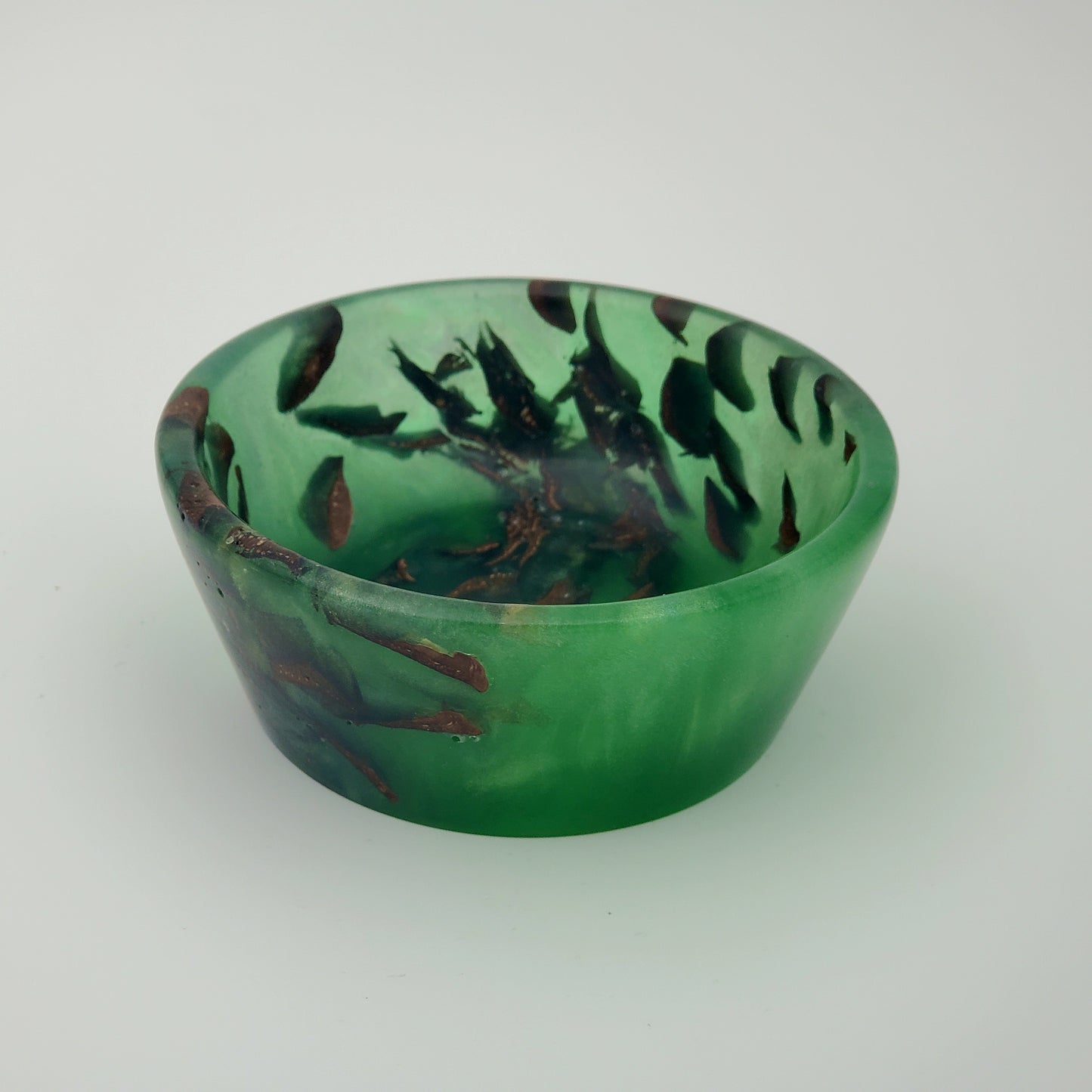 small composite bowl (pine cone and resin)