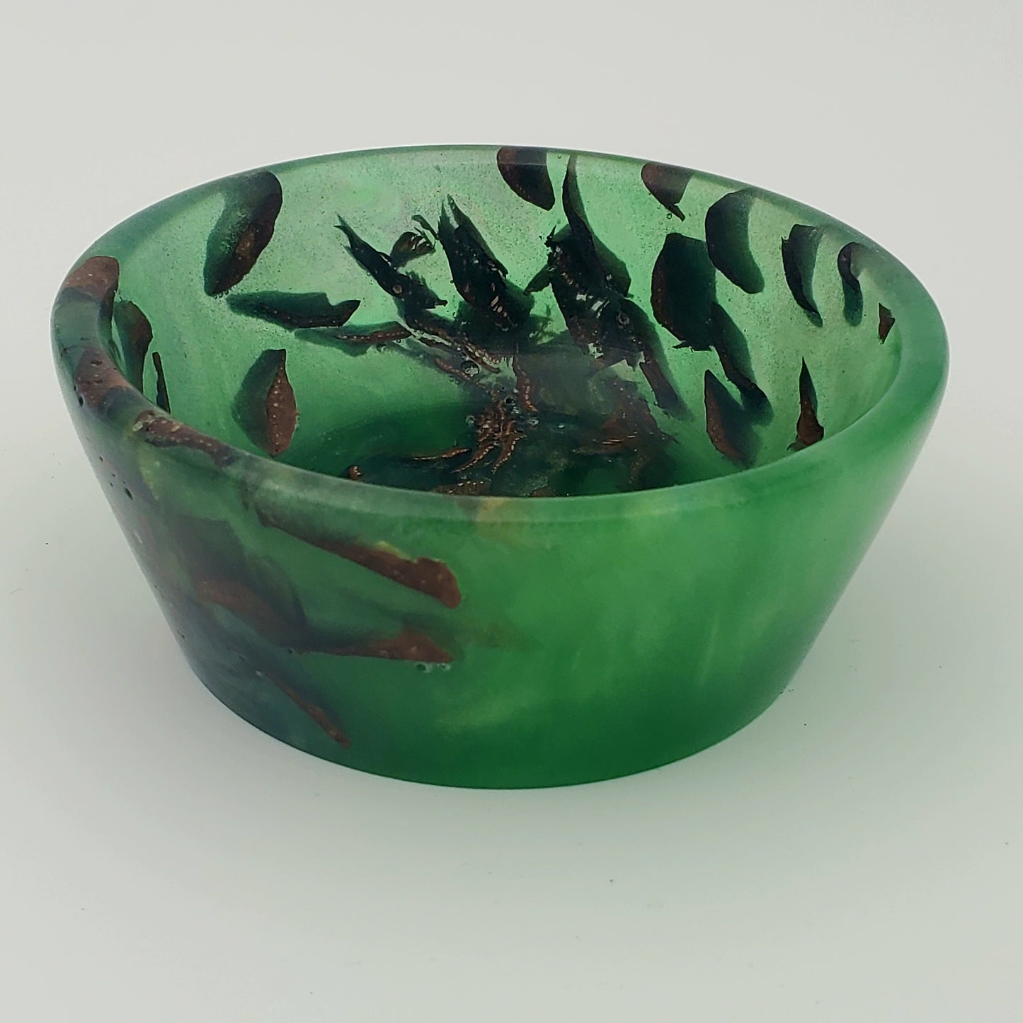 small composite bowl (pine cone and resin)